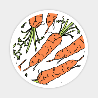 Crunchy Carrots Magnet